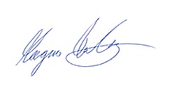 Magnus Weberg signatur